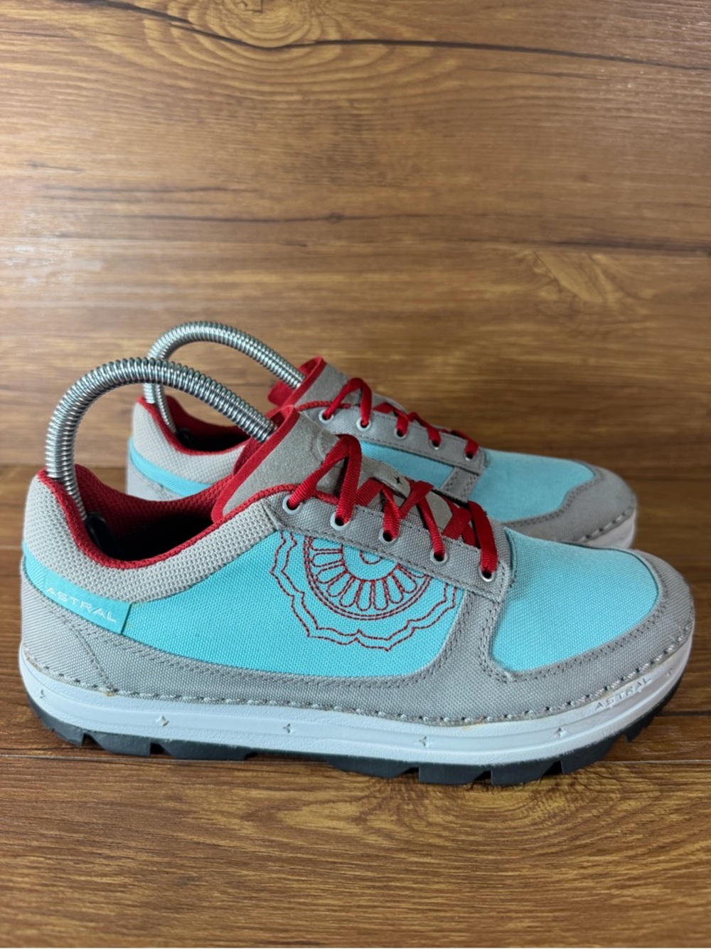 Astral Womens Tinker Sneakers Shoes Blue V163 Low‎ Top Hemp Women’s Size 7